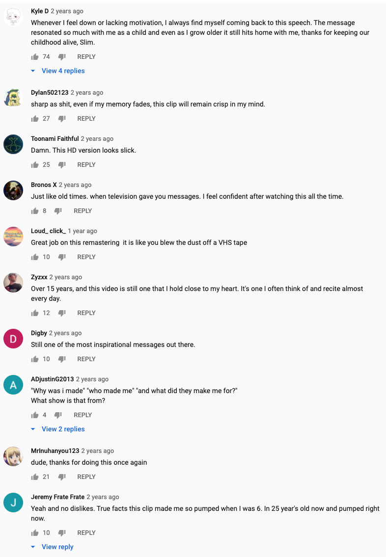 YouTube Commnets