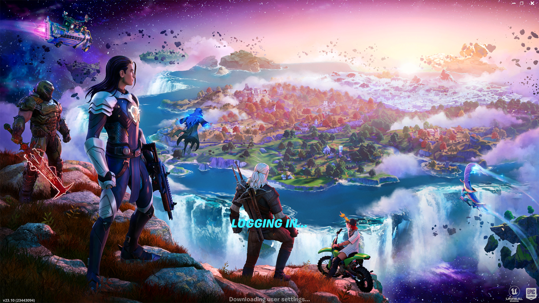 Fortnite, Loading