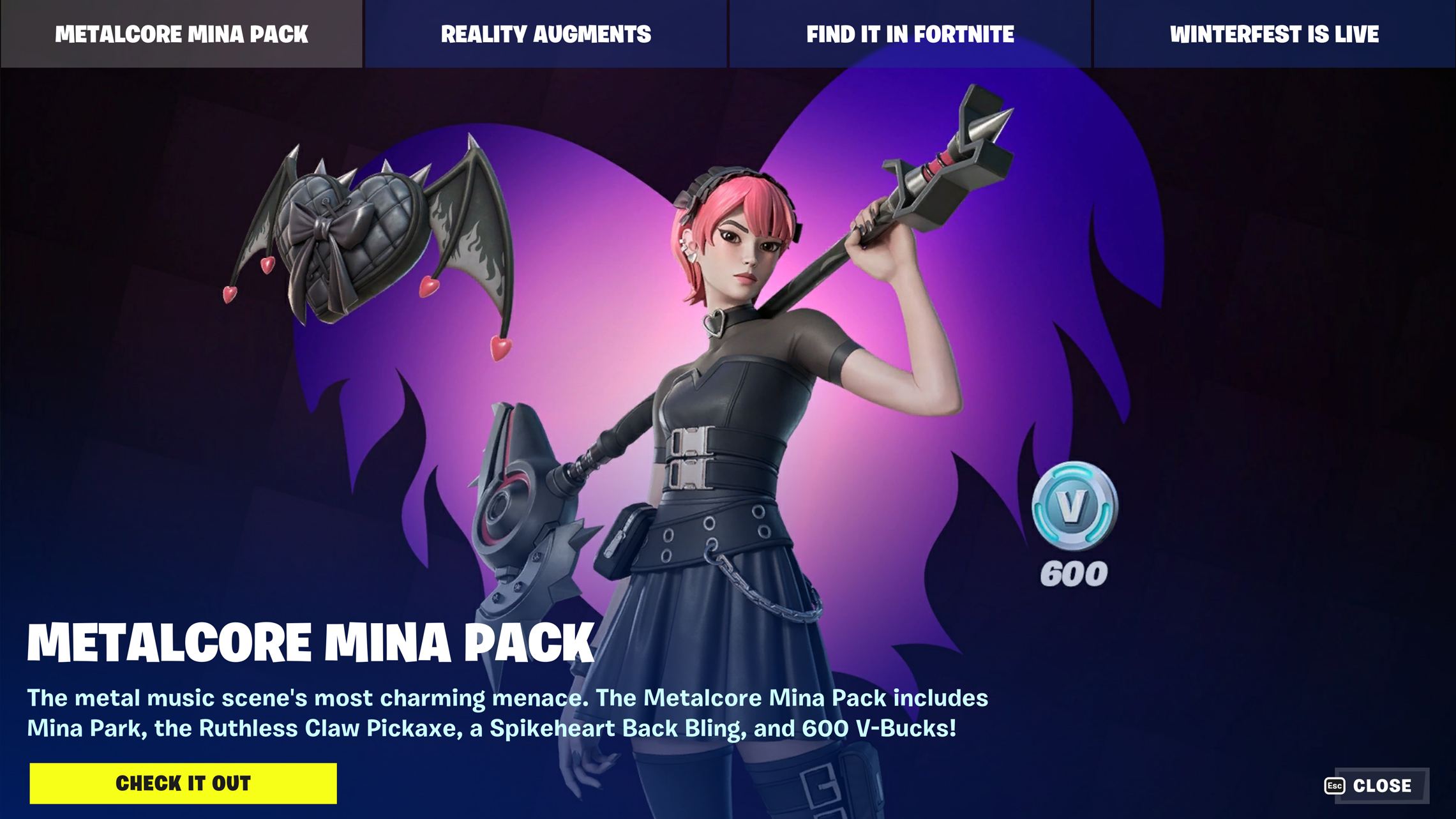 Fortnite, Landing