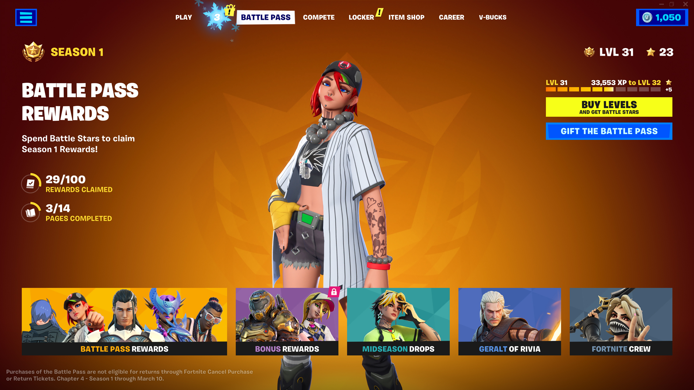 Fortnite, Battlepass