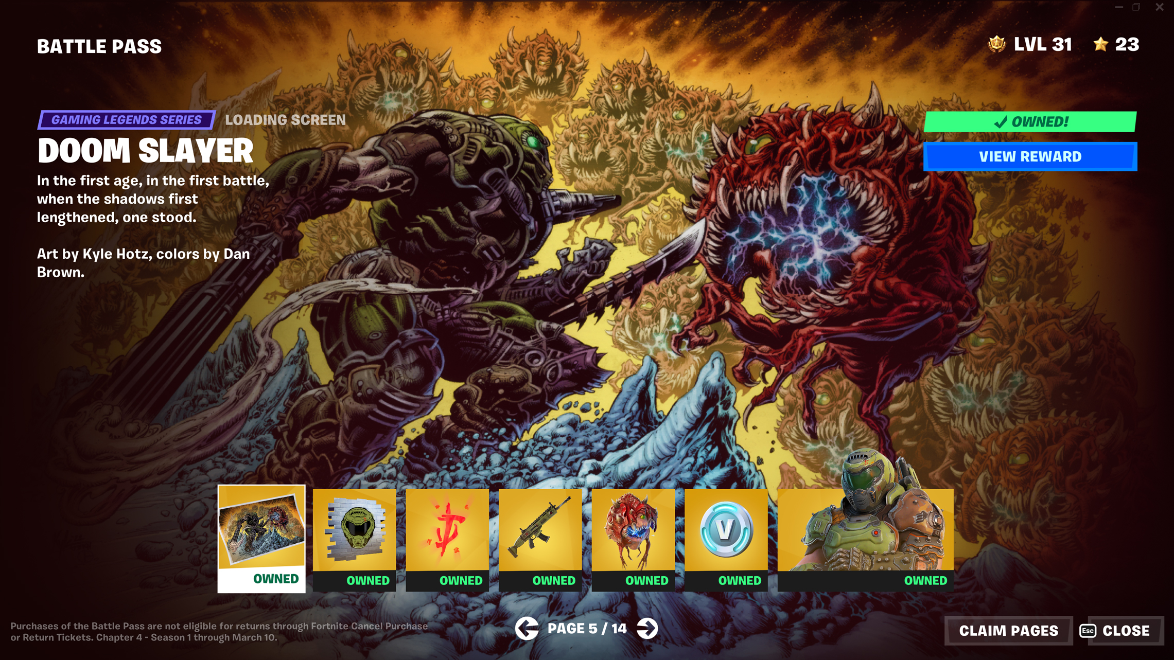Fortnite, Doom