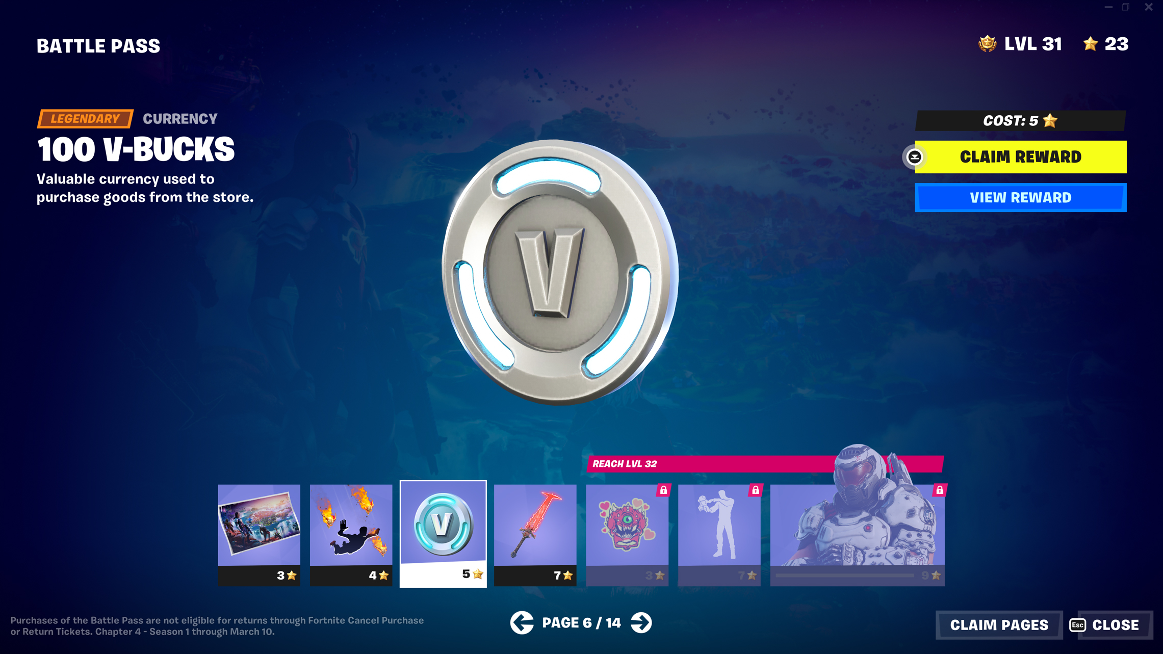 Fortnite, V-Bucks