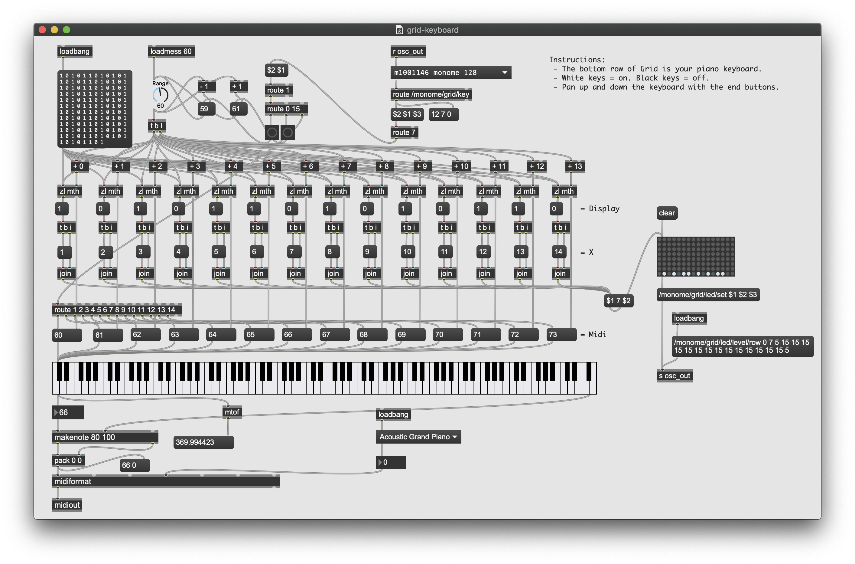 Grid Keyboard