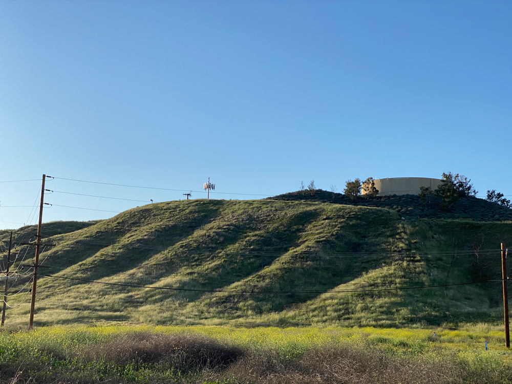 Hill with Sunshine