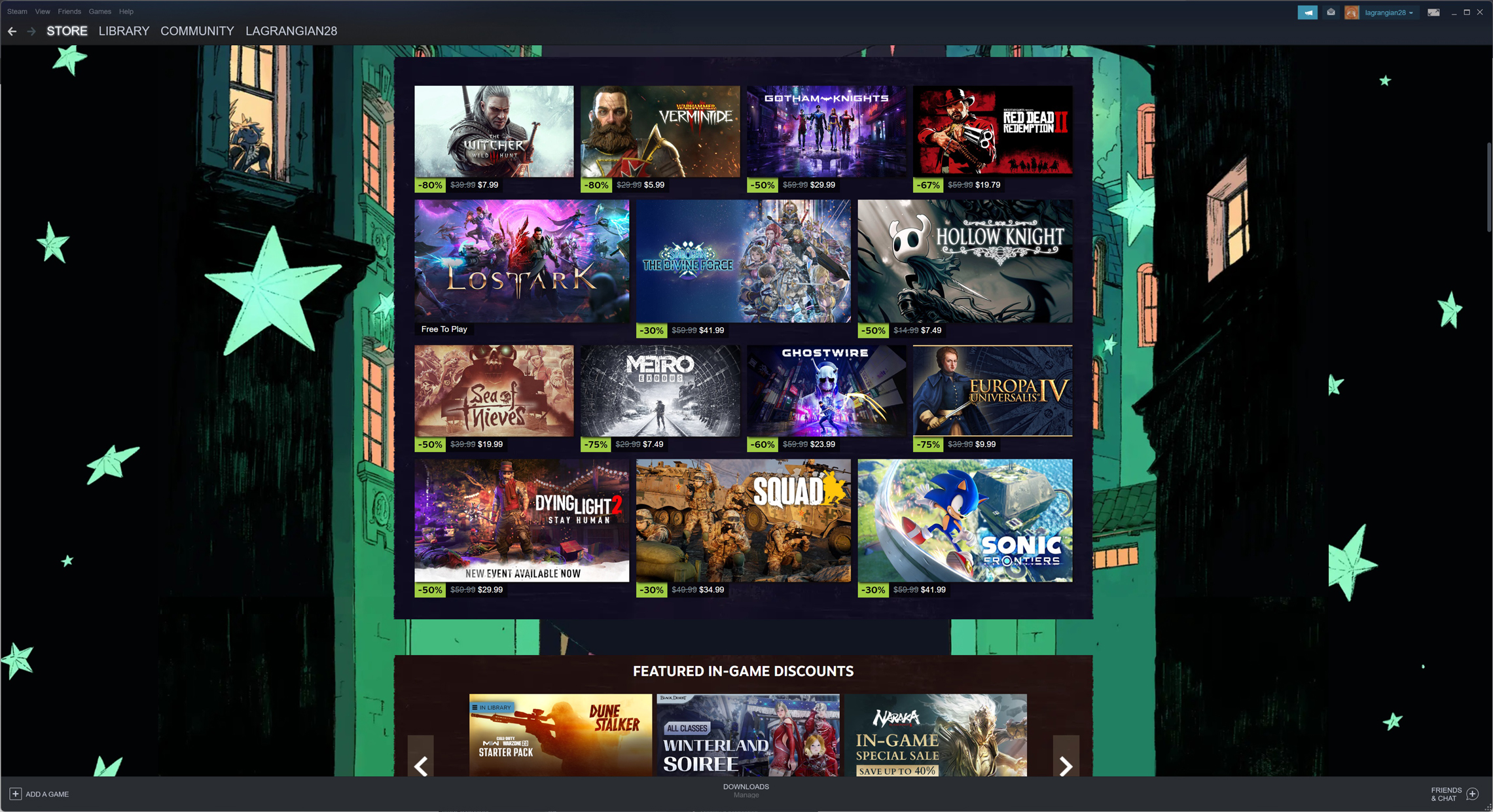 Steam, Winter Sale Details