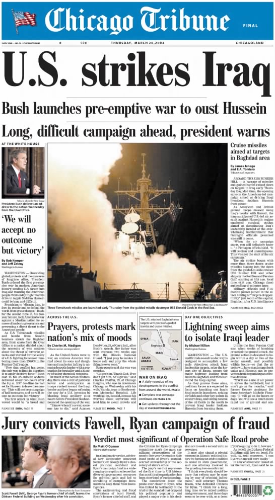 U.S. Strikes Iraq